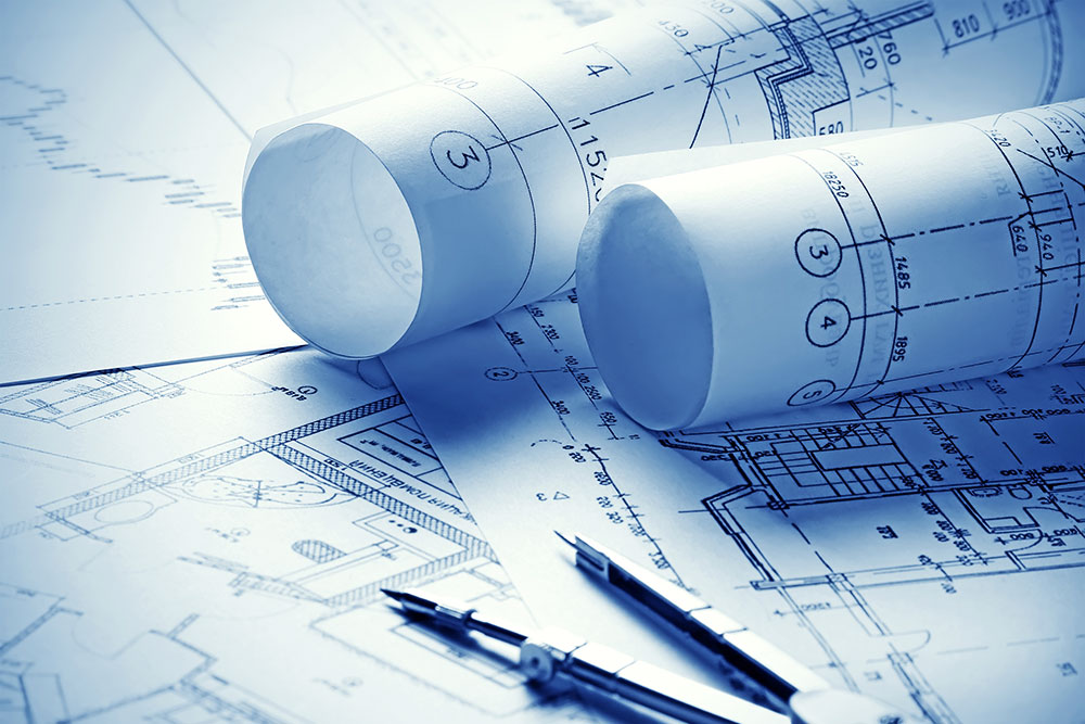 Construction blueprint